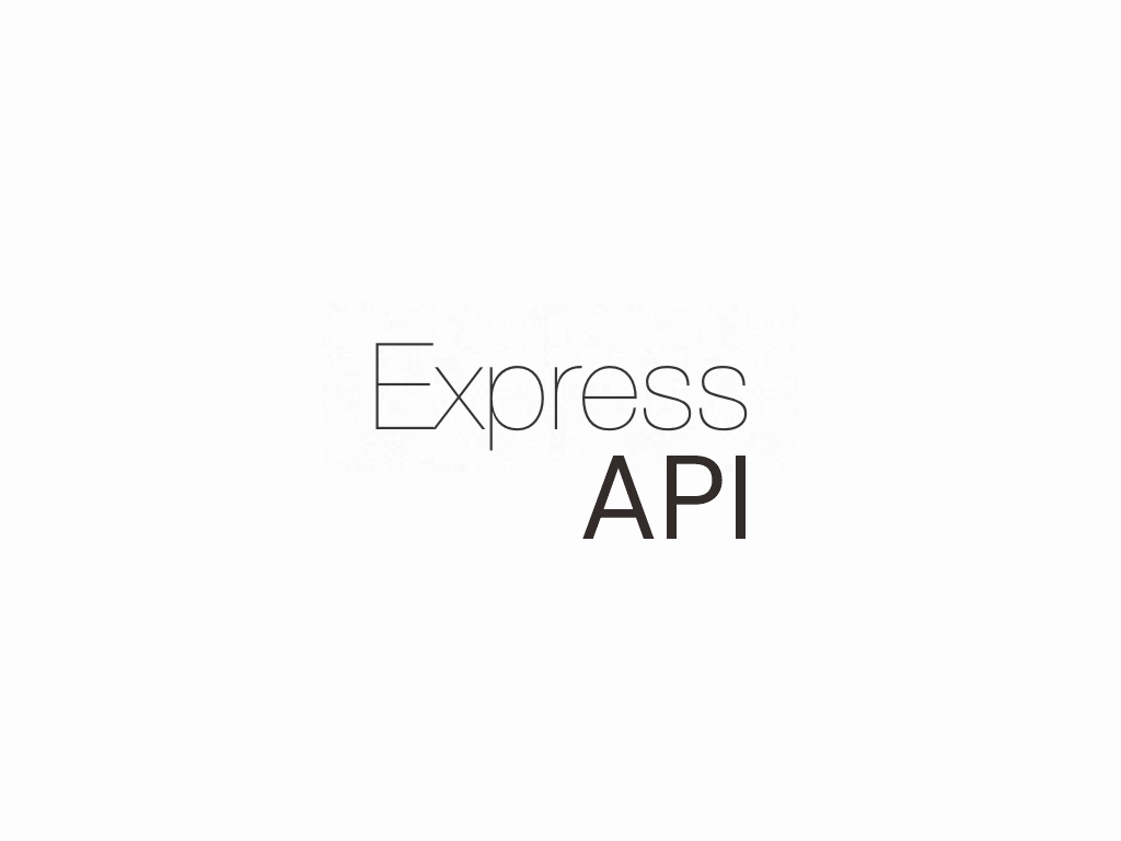 API menggunakan ExpressJS
