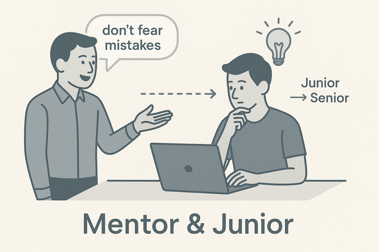 Let Them Trip First: My Approach to Mentoring Junior Developers